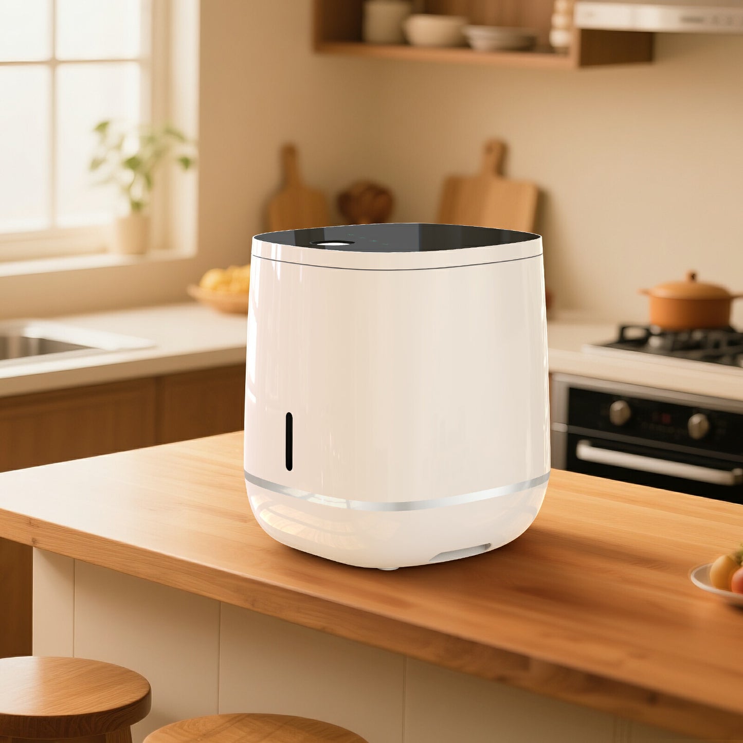 コンポスト 電気式 生ごみ処理機 家庭用 微生物分解 消臭 静音 大容量800g 高温UV殺菌 省エネ 2〜4人家族向け コンポスト 自動処理 抗菌 脱臭 EB-B8L ビームテック