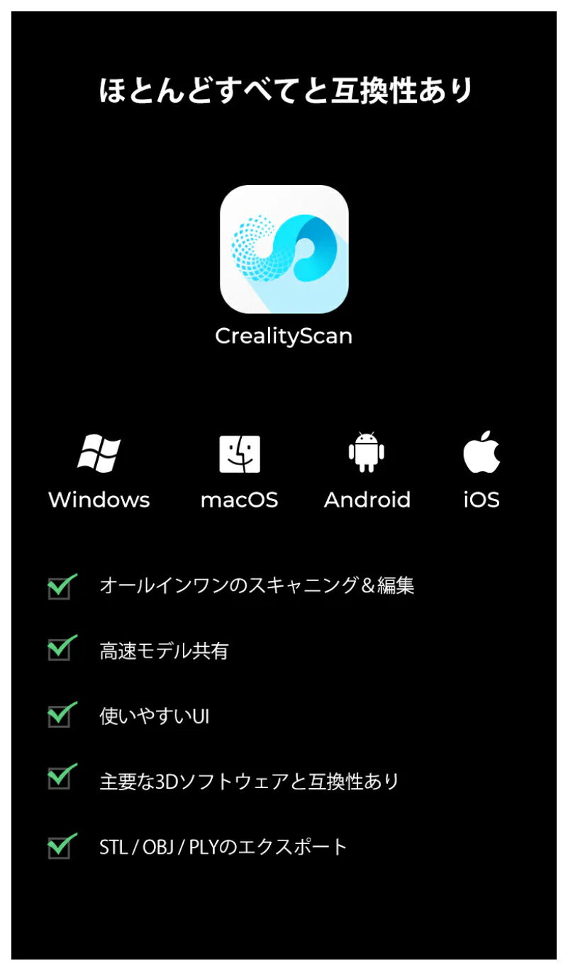 Creality FerretPro 3Dプリンター スキャナー 3Dスキャナー