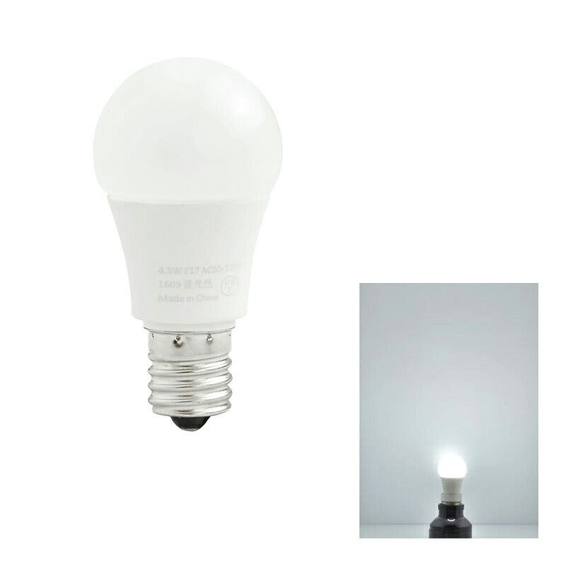 LED電球 E17 ミニクリプトン 25W 相当 180度 密閉器具対応 虫対策 電球色 250lm 昼光色 250lm LDA3-E17C25 ビームテック