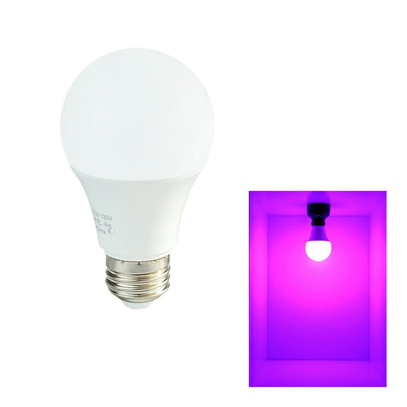 LED電球 E26 210度 虫対策 赤 緑 青 ピンク LDA7RGBP-C50 ビームテック