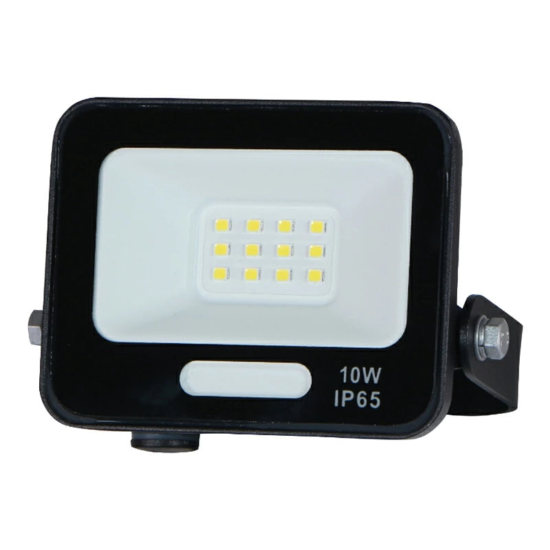 LED投光器 電球色 昼光色 黒 白 10W IP65 屋内 屋外 防塵 耐塵 防水