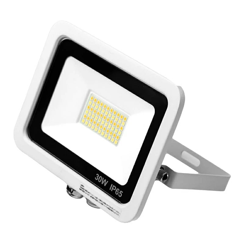 LED投光器 電球色 昼光色 黒 白 10W 30W IP65 屋内 屋外 防塵 耐塵 防水 本体スイッチで調色 ビームテック