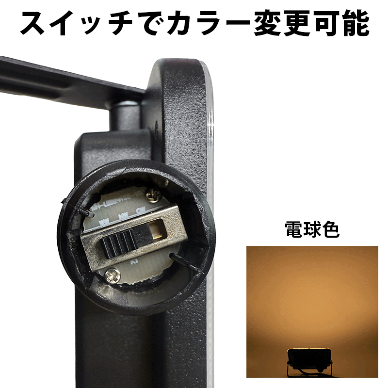 LED投光器 電球色 昼白色 昼光色 黒 白 30W IP65 屋内 屋外 防塵 耐塵 防水 LEW030DOUII ビームテック