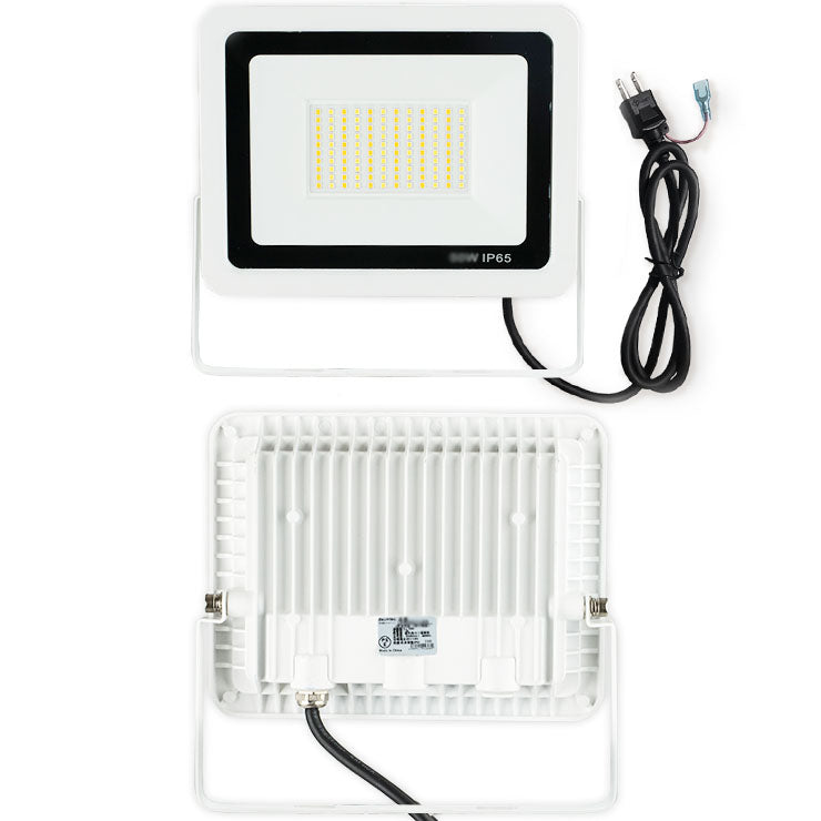 LED投光器 昼光色 昼白色 電球色 黒 白 50W 100W 200W IP65 屋内 屋外 防塵 耐塵 防水 壁スイッチで調色 ビームテック