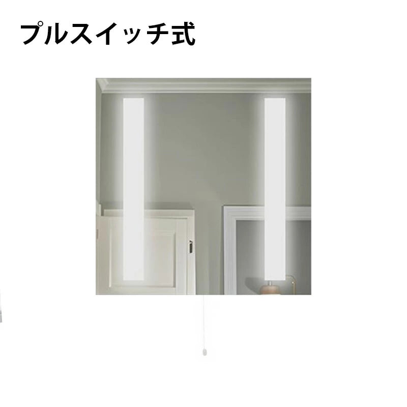 LEDミラー ミラー ライト付き ウォールミラー 四角 照明 おしゃれ 鏡 壁掛け モダン 寝室 壁掛け デザイン オシャレ 角型 レクタングル トイレ 化粧 鏡 DIY 新築 リノベ 洗面 パウダールーム メイク
