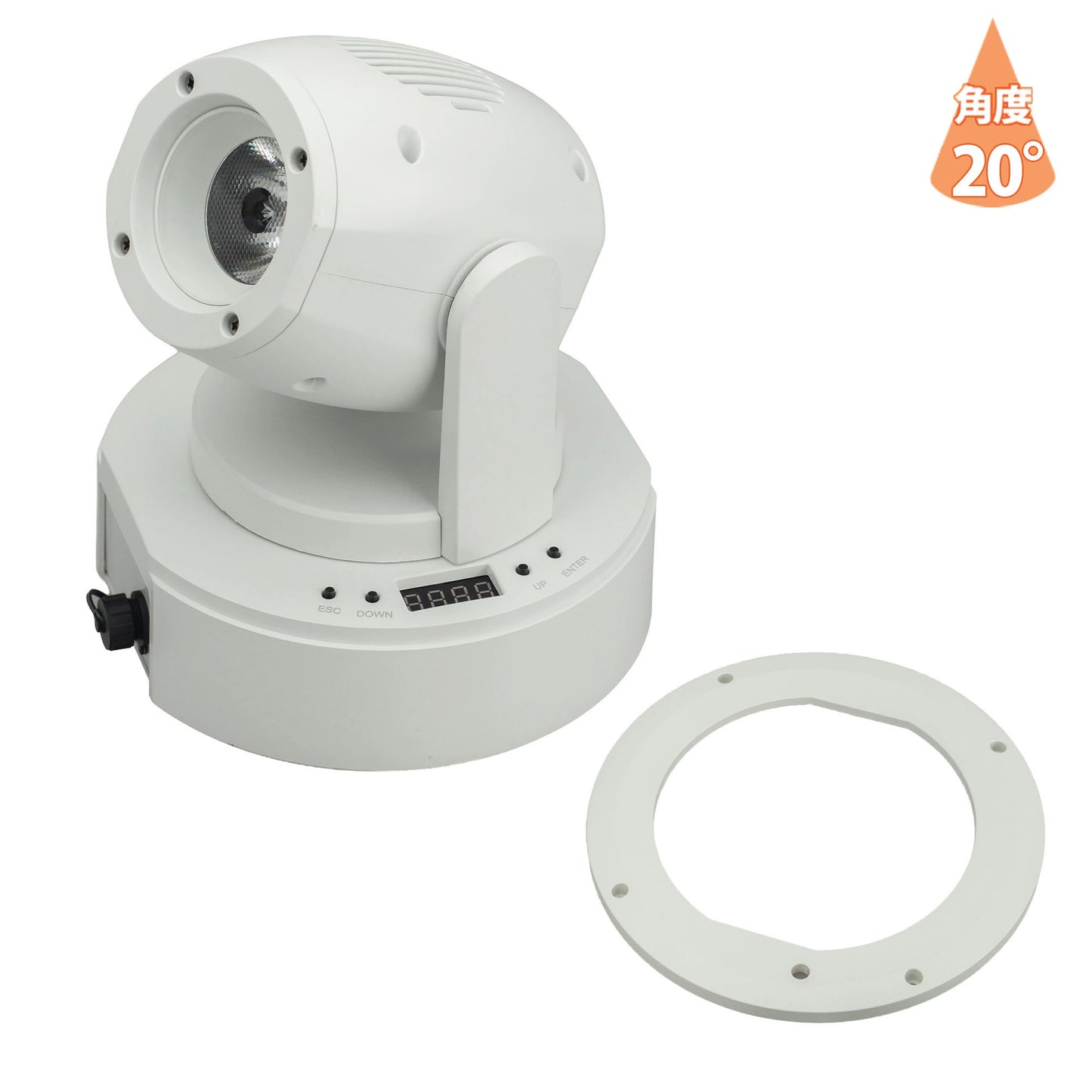 LED ムービングライト 50W 舞台照明 演出 3チャンネル DMX512 E50 Nanomove ビームテック