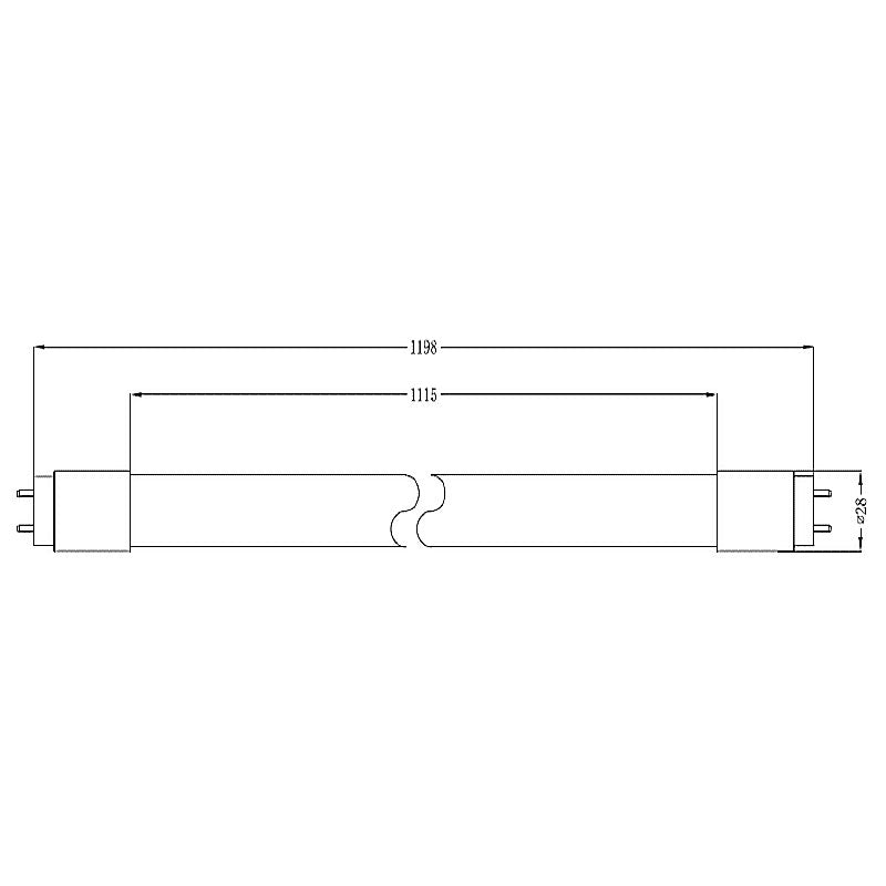 LED蛍光灯 30本セット 40W形 直管 直管LED 片側給電 昼白色 2100lm OKI-T8/40-9.5W-NI--30 ビームテック