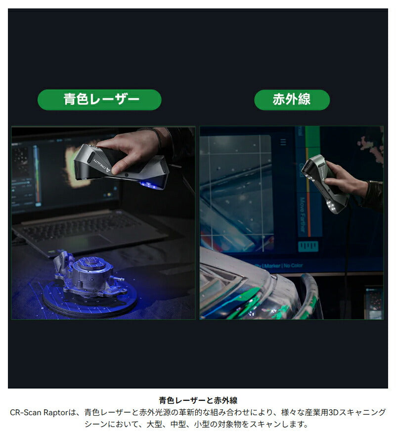 Creality Raptor 3Dプリンター スキャナー 3Dスキャナー