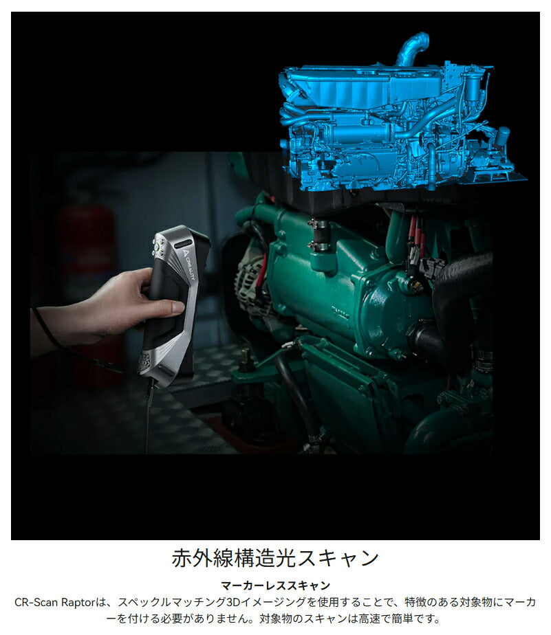Creality Raptor 3Dプリンター スキャナー 3Dスキャナー