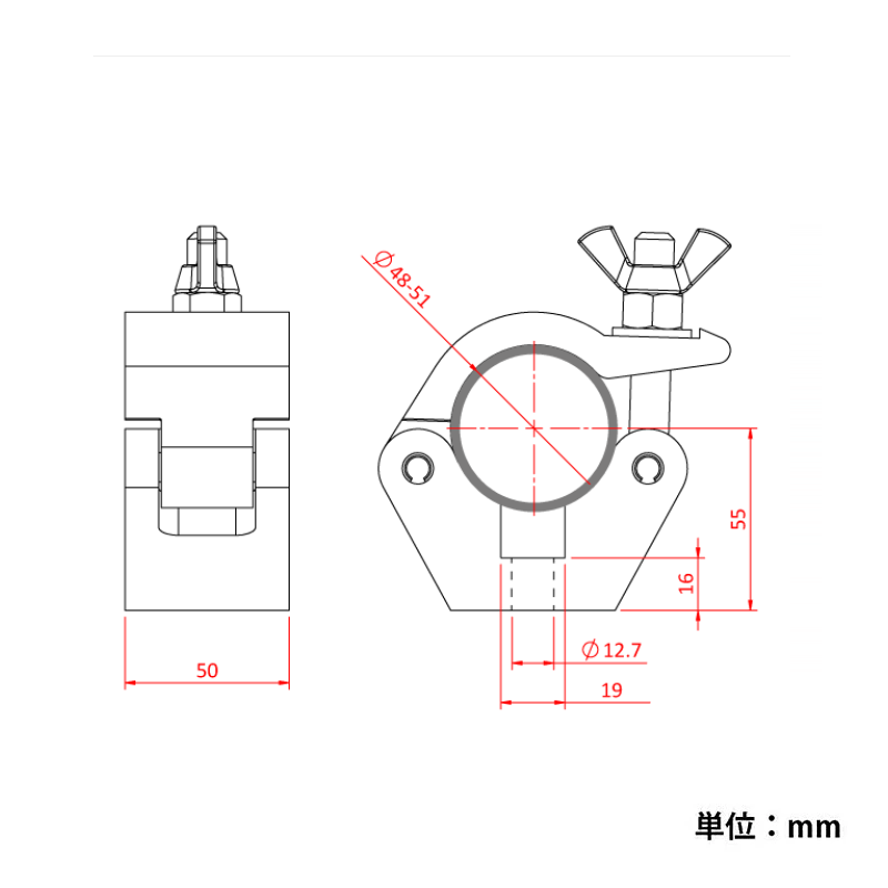 Doughty ダウティ Clamp クランプ T57000 ビームテック