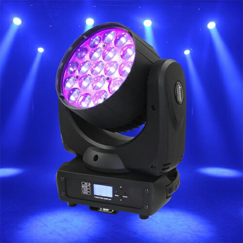 LEDムービング ACME CM-300ZS 19xOsram LED Pageant 300 Zoom付き デモ機の貸出が可能です ビームテック