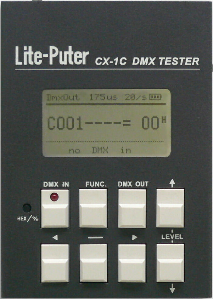 ライトピューター Liteputer CX-1C DMX テスター ビームテック