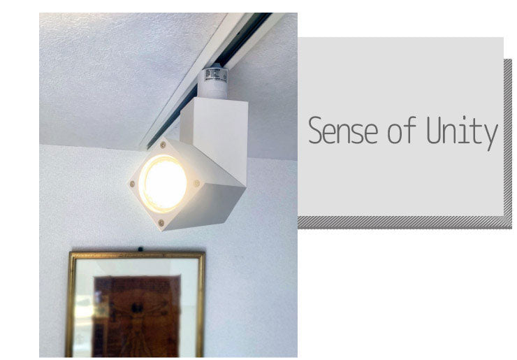 ダクトレール スポットライト 照明 ライト レールライト E11 LED電球付き 60W 白 E11SQUARE-W-LSB5611D ビームテック
