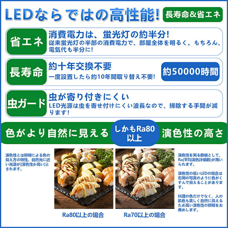 LED蛍光灯 20W 20形 直管 器具 照明器具 一体型 ベースライト トラフ 虫対策 昼白色 2560lm 昼光色 2560lm FBL20Z16-T ビームテック