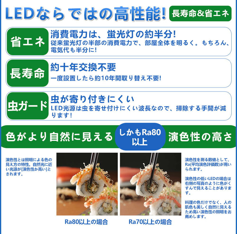 LED蛍光灯 20W 20形 直管 器具 照明器具 一体型 ベースライト トラフ プルスイッチ 引きひもスイッチ 虫対策 昼白色 2560lm FLSU201Y ビームテック