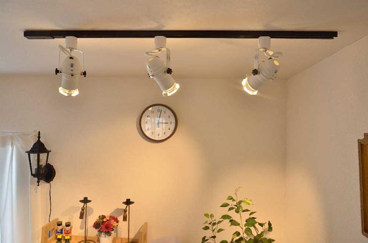 ダクトレール スポットライト 照明 ライト レールライト par16 E11 LED電球付き 60W 黒 白 DLS509F5611D36 ビームテック