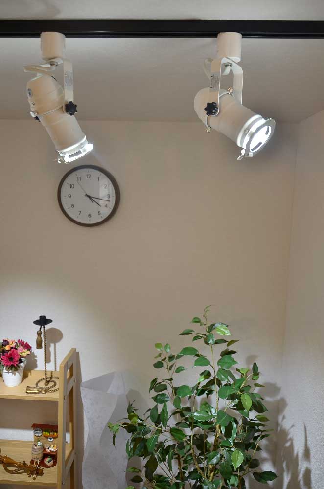 ダクトレール スポットライト 照明 ライト レールライト par16 E11 LED電球付き 60W 黒 白 DLS509F5611D36 ビームテック