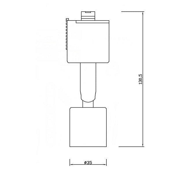 ダクトレール スポットライト 照明 ライト レールライト E17 LED電球付き 40W 黒 白 E17RAIL ビームテック