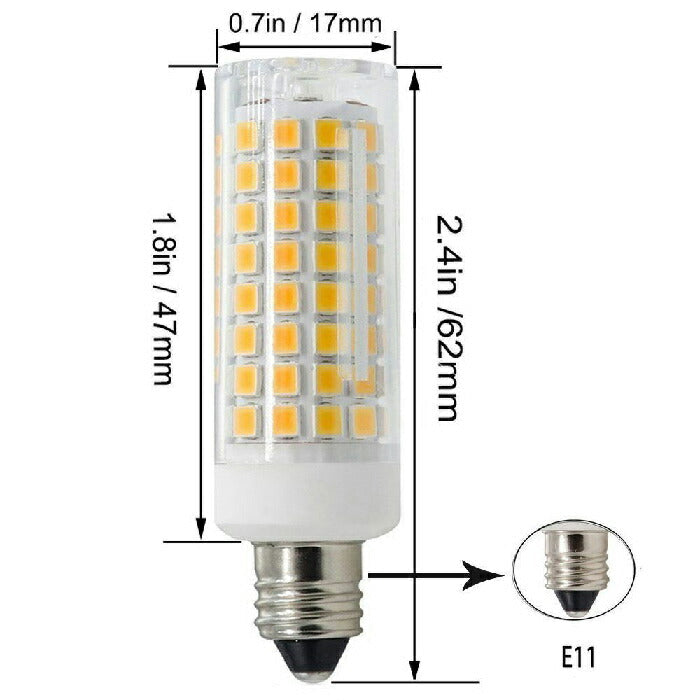 LED スポットライト 電球 E11 ハロゲン 80W 相当 360度 虫対策 電球色 750lm 昼光色 750lm LDT7-E11 ビームテック