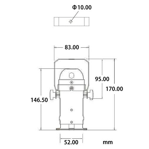 LED スポットライト 看板灯 電球 照明 ライト E11 LED電球付き 50W 虫対策 電球色 黒 シルバー PA111 ビームテック