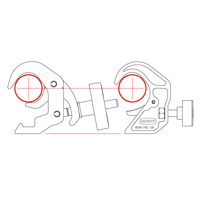 Doughty ダウティ Clamp クランプ T58410 ビームテック