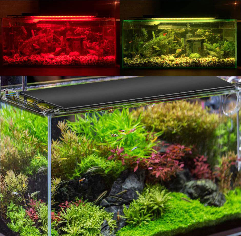 水槽照明 アクアリウムライト 水槽 ライト LED タイマー 明るさ調整 観賞魚飼育 熱帯魚 観賞魚 水草育成 スライド式 RGB 30-45 45-60 60-75 90-100 120-135 cm 水槽対応 AQUA30II ビームテック