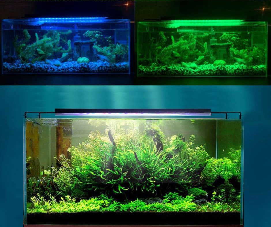 水槽照明 アクアリウムライト 水槽 ライト LED タイマー 明るさ調整 観賞魚飼育 熱帯魚 観賞魚 水草育成 スライド式 RGB 30-45 45-60 60-75 90-100 120-135 cm 水槽対応 AQUA30II ビームテック