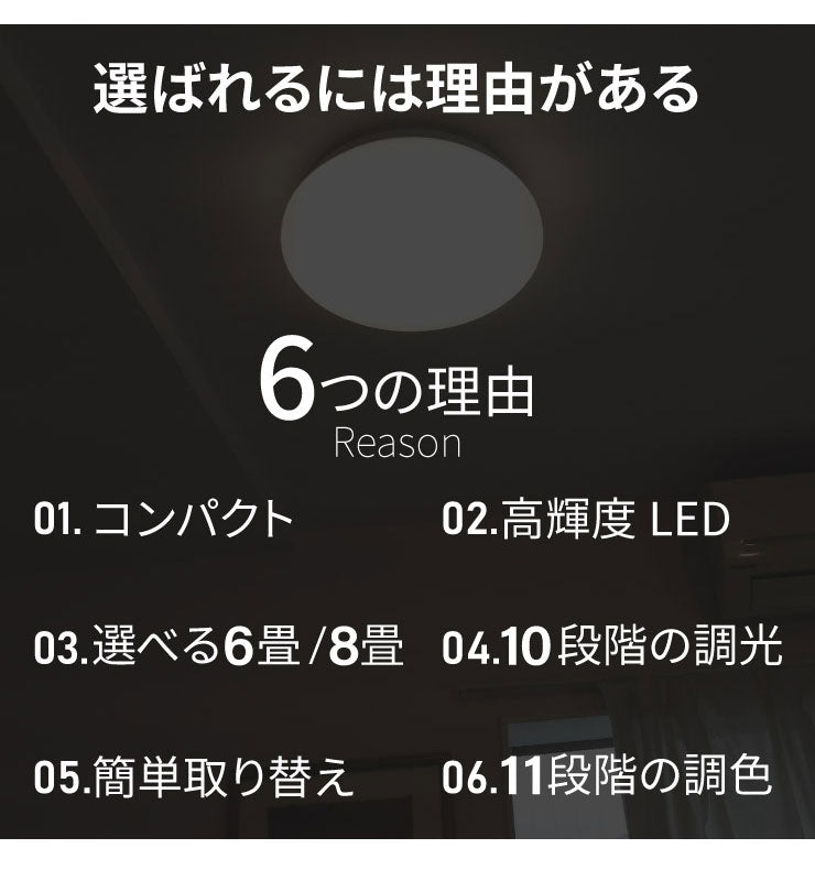 LEDシーリングライト 6畳 LED おしゃれ 調光 調色 リモコン 明るい シーリング 天井直付灯 リビング 居間 ダイニング 食卓 寝室 子供部屋 ワンルーム 一人暮らし ホワイト 照明 昼白色 1920lm 2400lm CL-YD6CDMI CL-YD8CDMI シーリングライト おしゃれ ビームテック