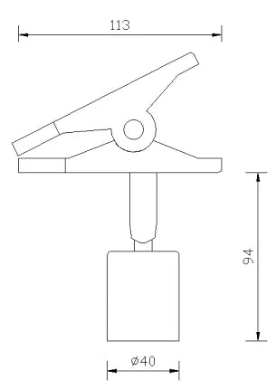LED電球付き クリップライト おしゃれ E11 照明 業務用 オフィス 工場 現場 作業用 ライト クリップライト ワークライト CLIPLDR6