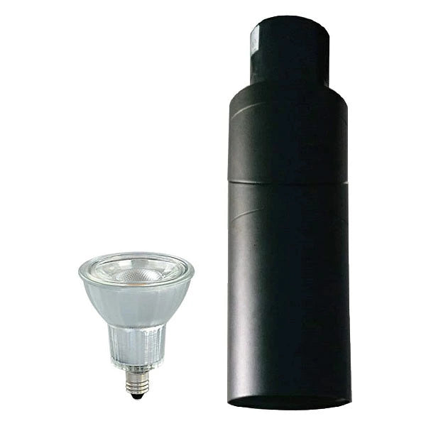 ダクトレール スポットライト 照明 ライト レールライト E11 LED電球付き 50W 黒 E11CIRCLE-K-LDR6 ビームテック