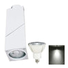 ダクトレール スポットライト 照明 ライト レールライト E11 LED電球付き 60W 白 E11SQUARE-W-LSB5611D ビームテック