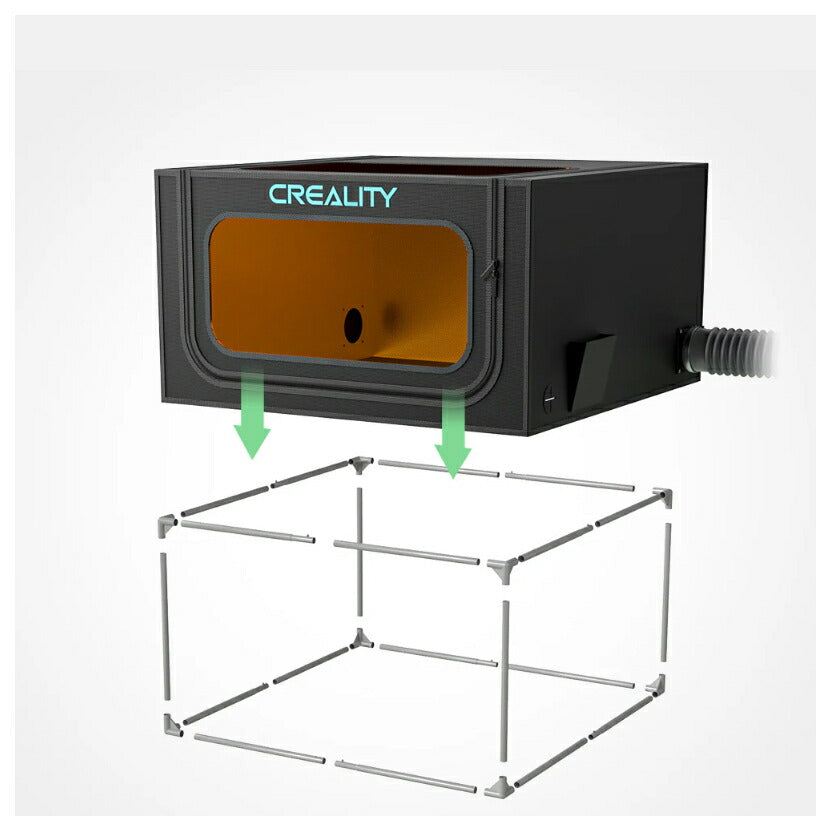 Creality EnclosurePro レーザー彫刻機用保護カバー 720×720×400 正規取扱店