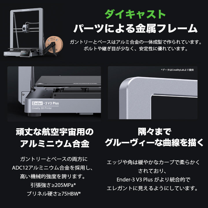 Creality Ender-3V3PLUS 3Dプリンター 印刷 速度600mm/s 本体 光造形 家庭用 造形サイズ300*300*330mm Sprite近位エクストルーダー CR-Touchレベリング PCシート 簡単組立 静音 日本語OS TPU対応 FDM DIY 入門版 家 ハウス 住宅 鉢