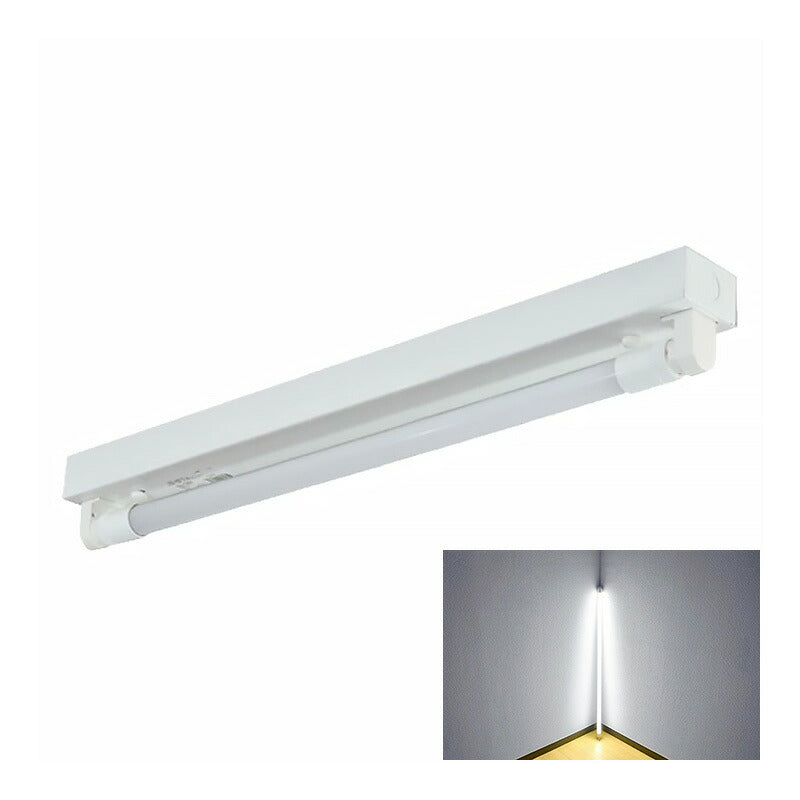 LED蛍光灯 20W 20形 直管 器具 照明器具 1灯 一体型 ベースライト トラフ 両側給電 虫対策 電球色 1000lm 昼光色 1100lm FRTR20-LT20K-R ビームテック