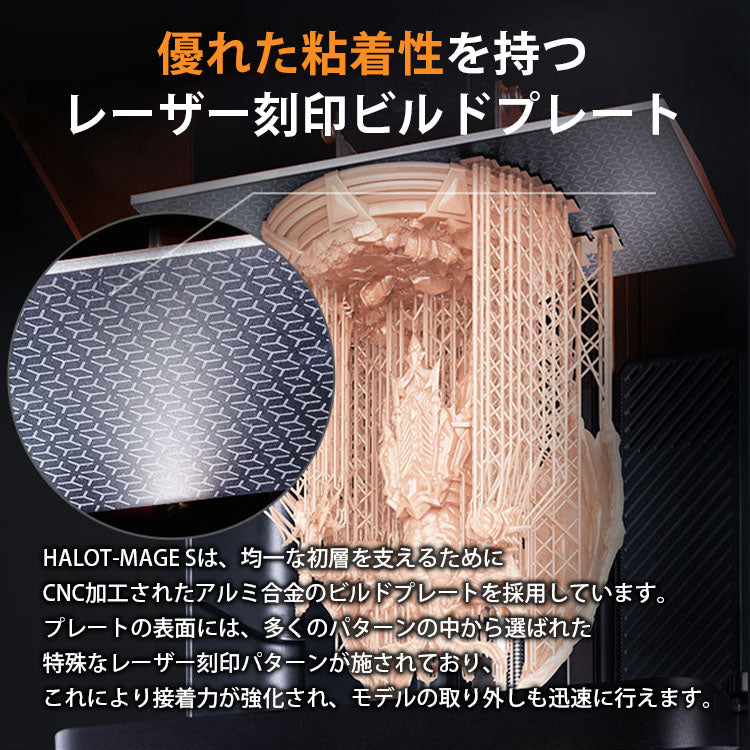 Creality HALOT-MAGE S 3Dプリンター 印刷 速度150mm/h 本体 光造形 家庭用  「公式」10.1インチ14KモノクロLCD付き 光造形 高速プリンター UV樹脂光硬化プリンタ 光造形3Dプリンター デュアルZ軸 MSLA UV樹脂プリンター 光硬化 DIY 入門版 家 ハウス 住宅 鉢