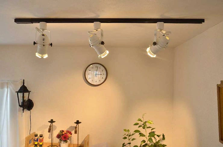 ダクトレール スポットライト 照明 ライト レールライト par16 E11 LED電球付き 60W 黒 白 DLS509F5611D36 ビームテック