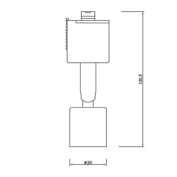 ダクトレール スポットライト 照明 ライト レールライト E17 LED電球付き 40W 黒 白 E17RAIL ビームテック