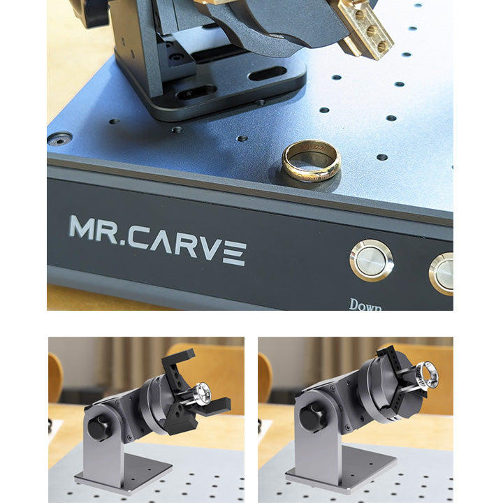 リング 指輪 文字入れ 彫刻 刻印 M1PRO M4 S4 用オプション レーザー彫刻機 加工機 レーザー カッター アクセサリー LASER-RF1