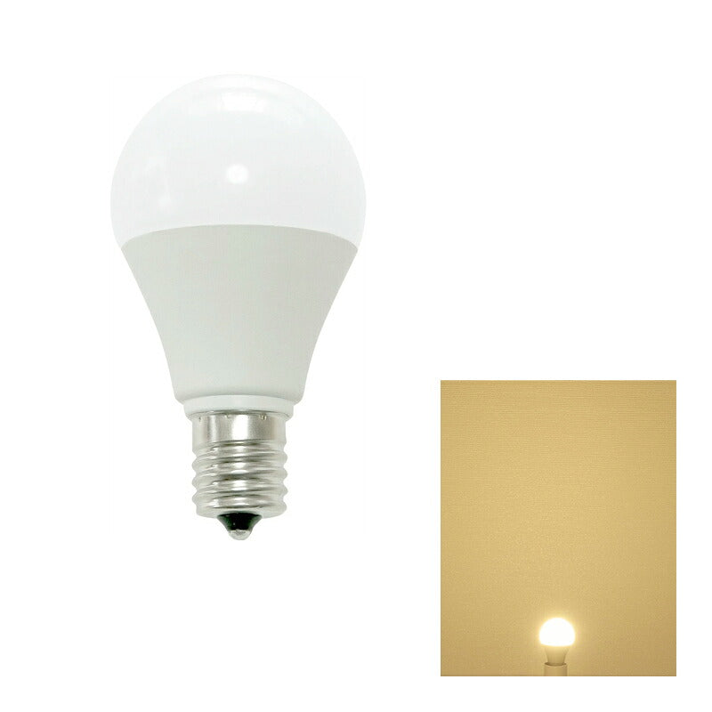 LED電球 E17 ミニクリプトン 180度 電球色 1100lm 昼白色 1100lm