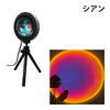 サンセットライト サークルライト サンプロライト 夕日ライト LED フロアスタンド ルームライト 夕日 レインボー 背景照明 TikTok Instagram YouTube LBG ビームテック