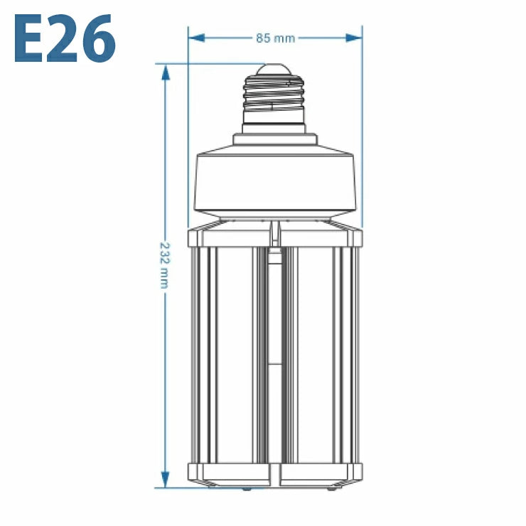 LED電球 コーンライト 水銀灯 E26 E39 120W 相当 電球色 昼白色 電源内蔵 全配光 街路灯 防犯灯 交換用 照明 LBGS39-36 ビームテック