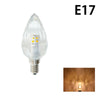 LEDシャンデリア電球 E17 シャンデリア球 LED電球 クリスタル 40W 相当 虫対策 電球色 昼光色 LCK9017 ビームテック
