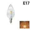 LEDシャンデリア電球 E17 シャンデリア球 LED電球 クリスタル 40W 相当 虫対策 電球色 昼光色 LCK9017 ビームテック