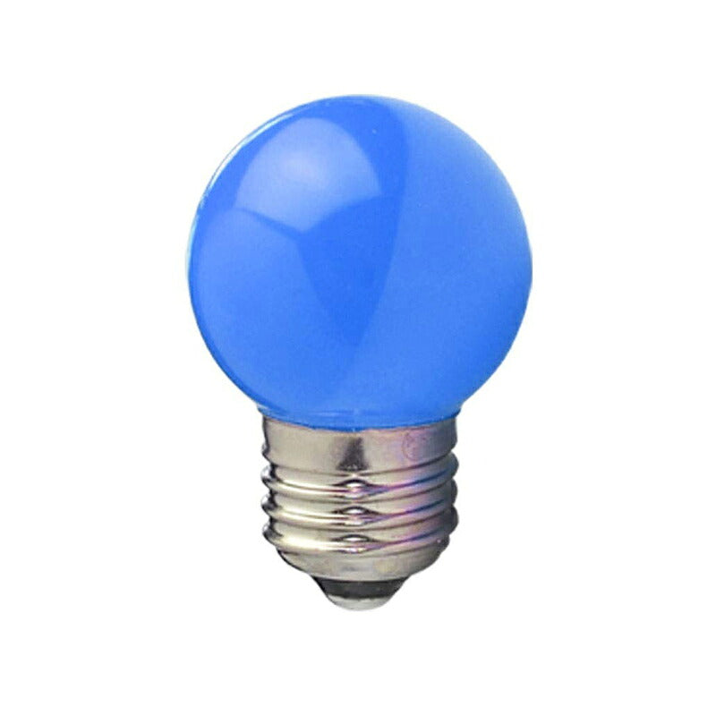 LED電球 E26 ボール球 豆電球 常夜灯 防水 IP65 虫対策 電球色 40lm 赤