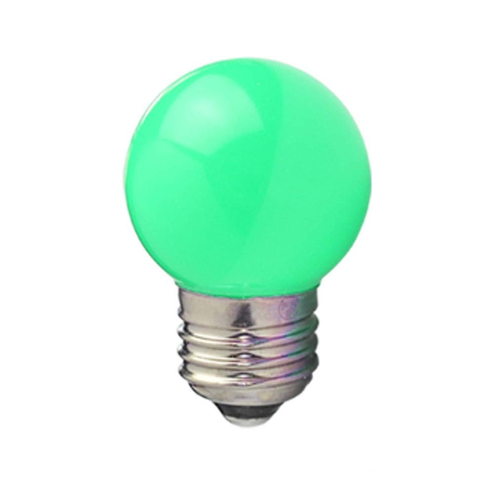 LED電球 E26 ボール球 豆電球 常夜灯 防水 IP65 虫対策 電球色 40lm 赤