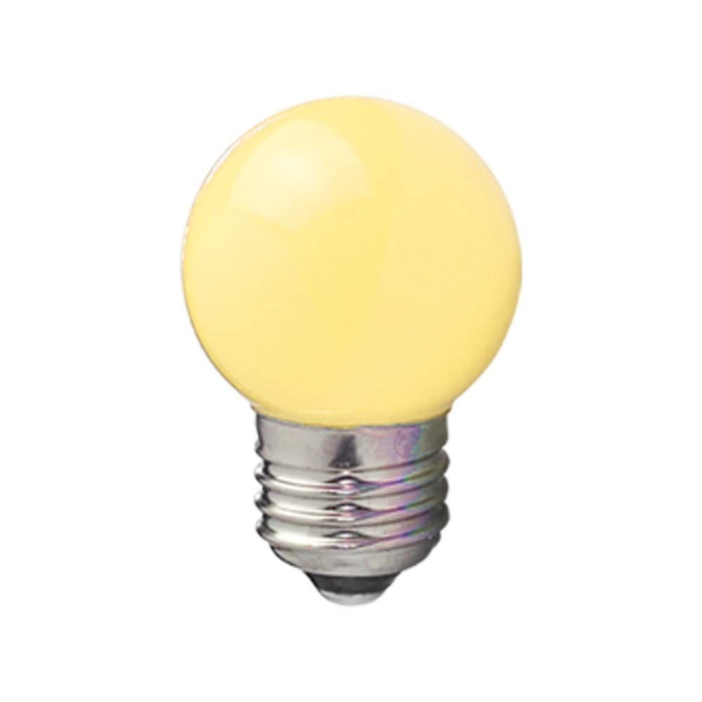 LED電球 E26 ボール球 豆電球 常夜灯 防水 IP65 虫対策 電球色 40lm 赤 緑 青 ピンク LDA1RGBPW-H-WBT ビームテック
