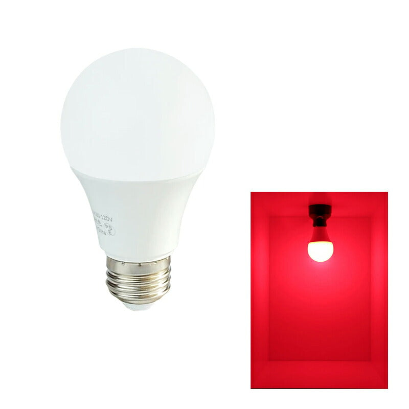 LED電球 E26 210度 虫対策 赤 緑 青 ピンク LDA7RGBP-C50 ビームテック