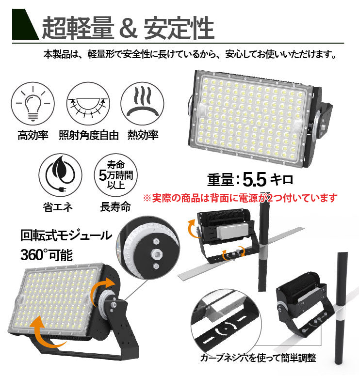 LED投光器 600W 投光器 LED 屋外 看板 駐車場 倉庫 工場 作業灯 防犯灯 LED高天井用照明器具 LEG600 ビームテック