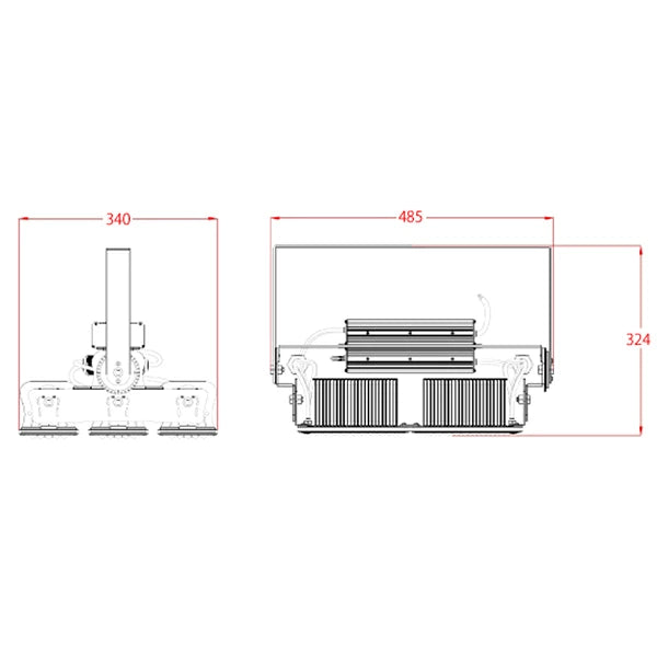 LED投光器 600W 投光器 LED 屋外 看板 駐車場 作業灯 防犯灯 LEP600S ビームテック