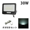 LED投光器 電球色 昼光色 黒 白 30W IP65 屋内 屋外 防塵 耐塵 防水 LEW030